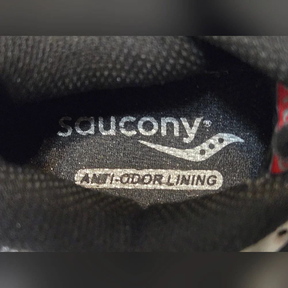 Saucony Grid Cohesion 6 LTT Boys Sz 4.5M Gray/Black/Silver Running/Walking Shoes - Picture 10 of 10